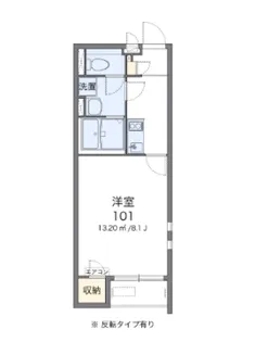クレイノ神明【101号室】の間取り