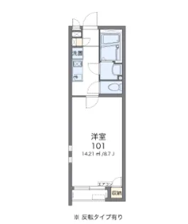 クレイノ垂井【105号室】の間取り