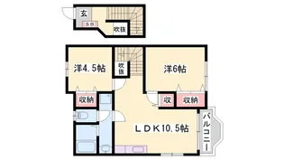 ジョリーパーク【2階】の間取り