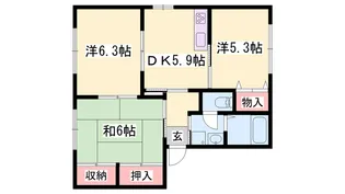 シャーメゾン蒲田【A202号室】の間取り