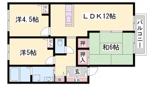 グリーンハイツR【A201号室】の間取り