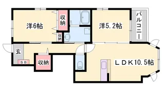 カトレーヴⅢ【1階】の間取り
