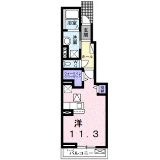 サンセールⅦ【1階】の間取り