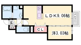 PARC MIDI【1階】の間取り
