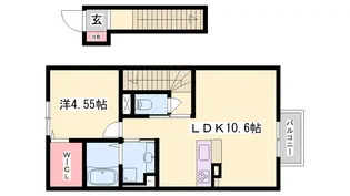 PARC MIDI【2階】の間取り