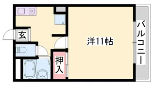 ラフェスタ加東【4階】の間取り