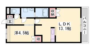 Gracia Morikawa【1階】の間取り