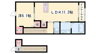 サンタ・アナ【2階】の間取り