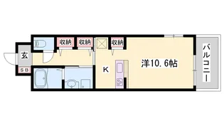 ポーシェガーデン2【209号室】の間取り