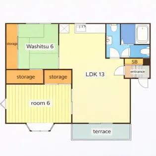 グリーンハイツ大谷【2階】の間取り