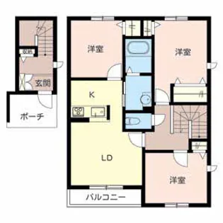 メゾン・ラフェリオ【203号室】の間取り