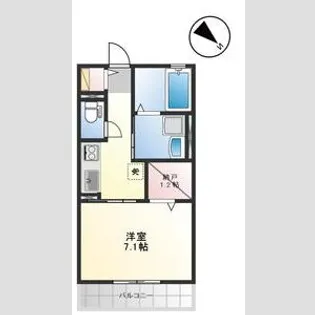 ハイムアイリー【201号室】の間取り