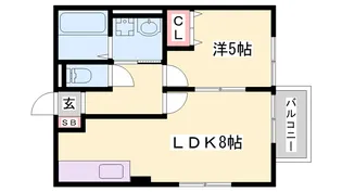 レトアKei【1階】の間取り