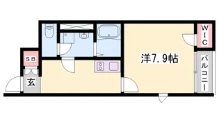 レオネクストバロー【101号室】の間取り