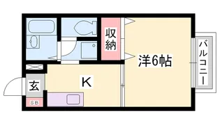 オークタウン書写D【2階】の間取り