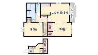 コモドジラソーレ【2階】の間取り