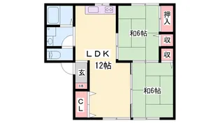 ティファニー21 B棟【1階】の間取り