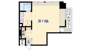 宝殿駅前ヤングパレス【202号室】の間取り