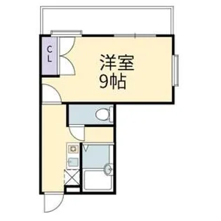 リバーサイド市川【2階】の間取り