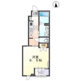 コーラルコート【105号室】の間取り