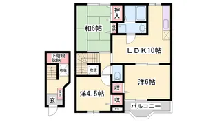 グローバル【2階】の間取り