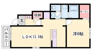 ブリズ コリーヌ【1階】の間取り