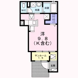 ライフステージ手柄【1階】の間取り
