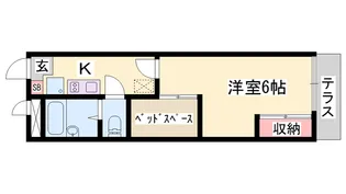 ドミール中島N【1階】の間取り