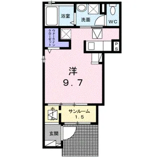 アネモスヒルズ姫路早瀬Ⅱ【1階】の間取り