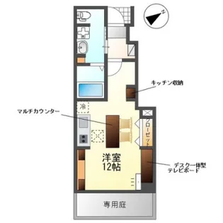 サンフェリーチェS【1階】の間取り