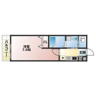 ALEGRIA姫路京口【1階】の間取り
