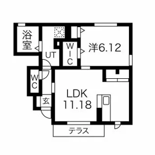 HEIMSPICA【1階】の間取り
