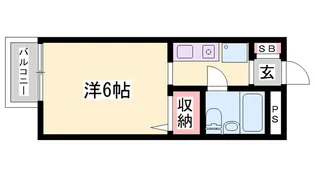 クレイドル青山II【1階】の間取り