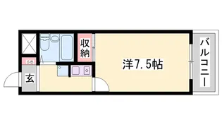 ロイヤルヒルズ北平野【3階】の間取り