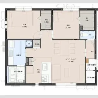 カーサリヴァージュ2【101号室】の間取り