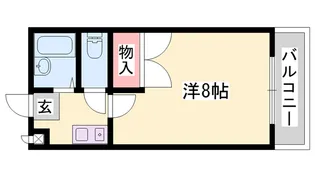 レオパレス宮田第1【204号室】の間取り