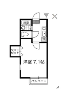 エトランス小松町A【201号室】の間取り