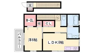 レクエルドパレス【202号室】の間取り