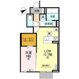 ANPOOL【B105号室】の間取り