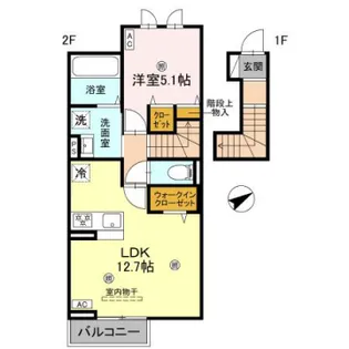 ANPOOL【B203号室】の間取り