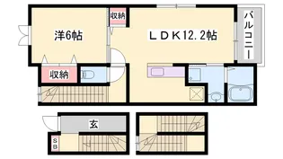 サンフラワー【302号室】の間取り