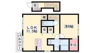サン・フロール【2階】の間取り