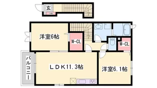 さくら弐番館【202号室】の間取り