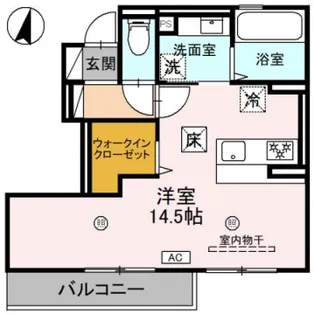 タウンさらⅡ【1階】の間取り