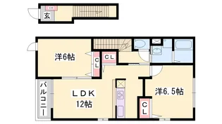 パルムドール【2階】の間取り