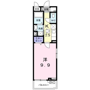 メゾンブリエ【1階】の間取り