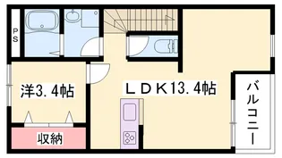 クリスタルハイツ土山【2階】の間取り