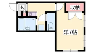 レオパレスソアレ【101号室】の間取り