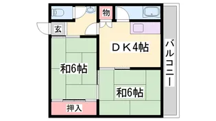 石川マンション【101号室】の間取り