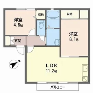 ルミエール【2階】の間取り